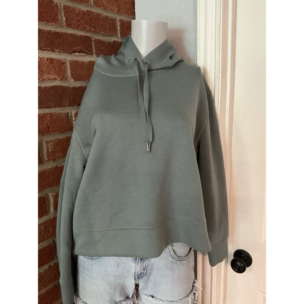 AVIA Sage Green Oversized Hoodie | Athleisure Pullover Sweatshirt | Size Medium